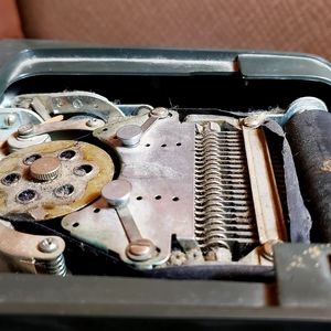 Reporter Steno machine still works.